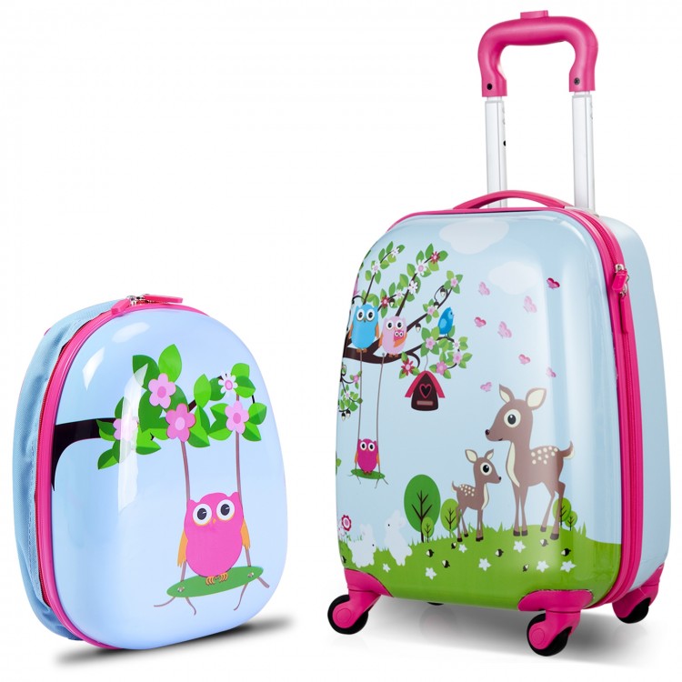 Dropship 2 PCS Kids Luggage Set, 12 Backpack And 16 Spinner Case
