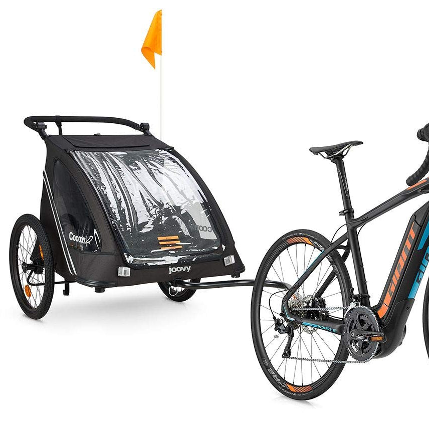 Cocoon X2 Bike and Jogging Stroller Black Rebelstork